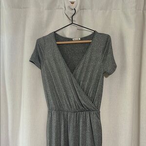 Boutique Heather gray jumpsuit